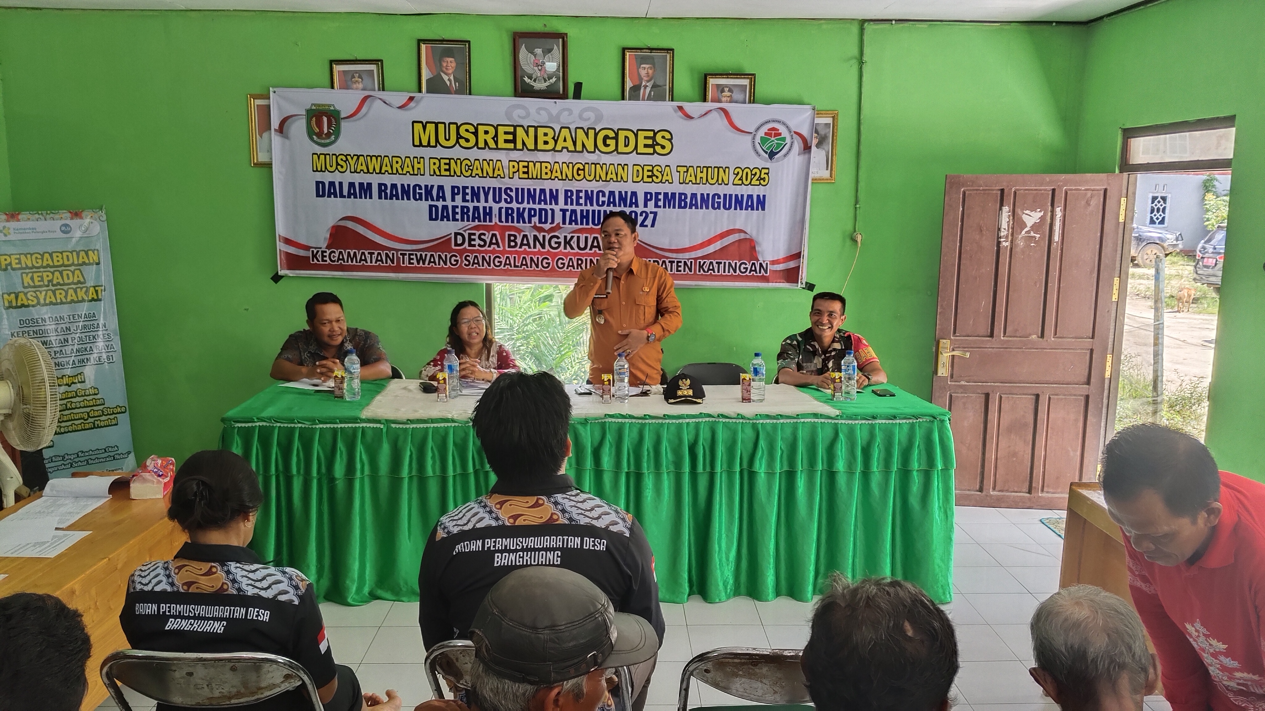 PENYELENGGARAAN MUSRENBANG DESA DAN PENYALURAN BLT DD DI DESA BANGKUANG   