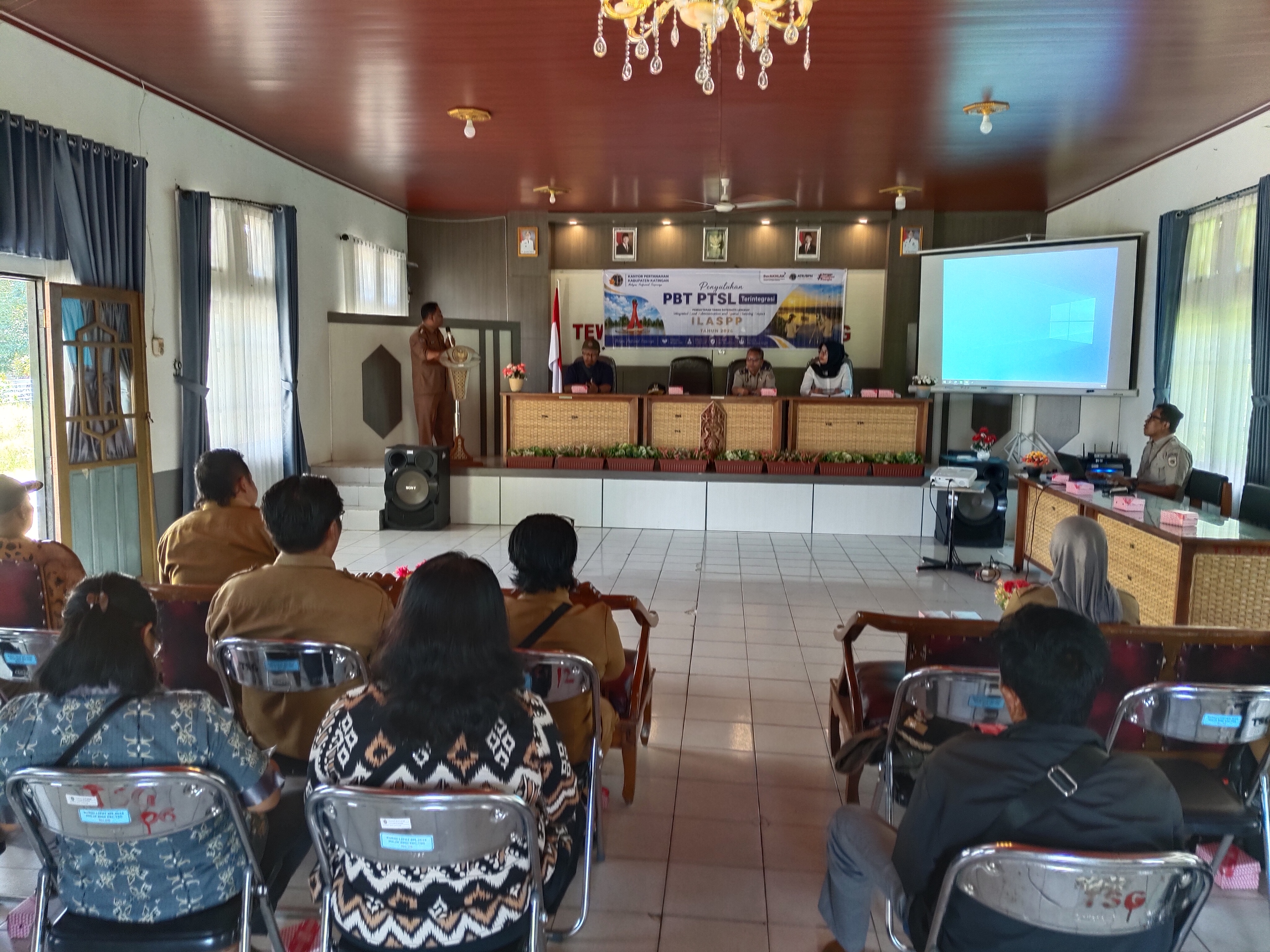 PENYULUHAN PBT PTSL TERINTEGRASI  DI KECAMATAN TEWANG SANGALANG GARING